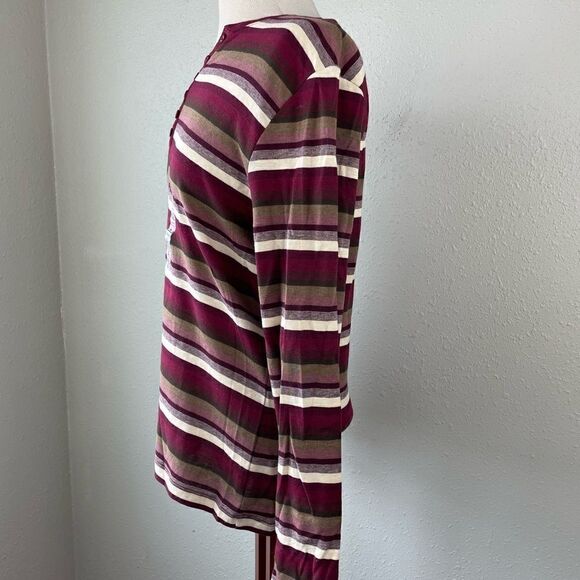 NWT PBX BASICS Womens Long Sleeve Cotton Blend Top Size L - Picture 3 of 7